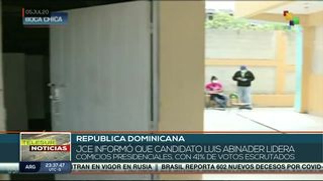 JCE dominicana: Luis Abinader lidera elección presidencial con 53.27%
