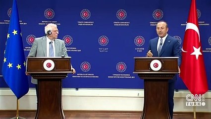 Son dakika haberi... Çavuşoğlu-Borrell görüşmesi sonrası basın toplantısı | Video