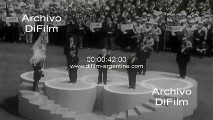 Opening ceremony of the Mexico Olympic Games 1968