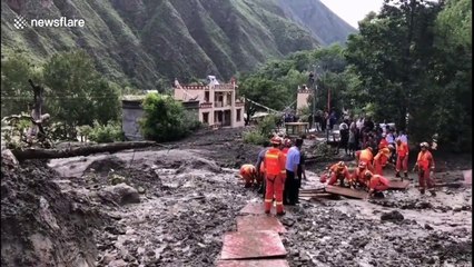 Three killed after mudslide hits southern China