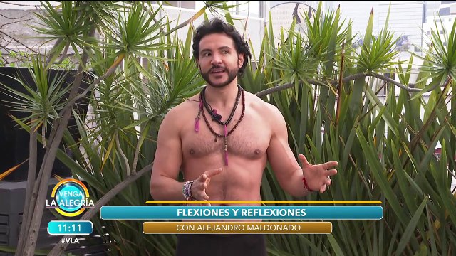 Arranca la semana con las mejores posturas de yoga al lado de Alejandro Maldonado.| Venga La Alegría