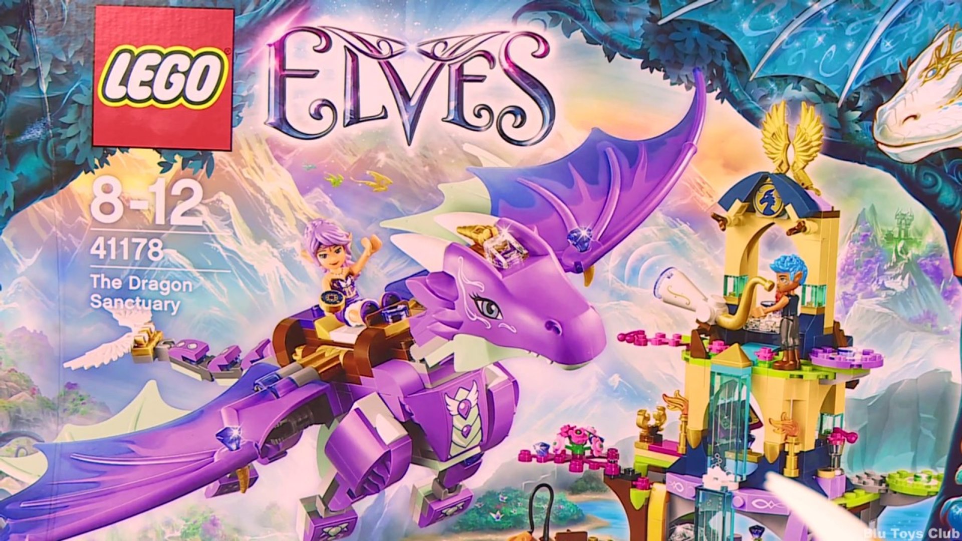 Funtoys LEGO ELVES The Dragon Sanctuary 41178 Kit Building Toys with Baby Dragon Eggs and Elfs