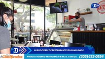 Nuevo cierre de restaurantes en Miami-Dade | El Diario en 90 segundos