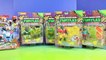 TMNT Teenage Mutant Ninja Turtles Action Figure Collection With Power Rangers Game Face