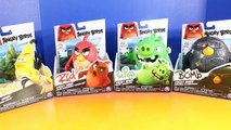 New Angry Birds Toy Collection With The Pigs Red Bomb And Chuck Bird