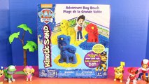 Nickelodeon Paw Patrol Kinetic Sand Chase Marshall Skye Team Up And Play In The Sand