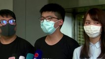 Hong Kong activist Joshua Wong condemns China law