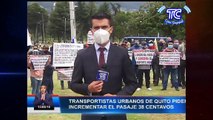 Gremio de buses urbanos piden alza de pasajes a USD 0,38 en Quito