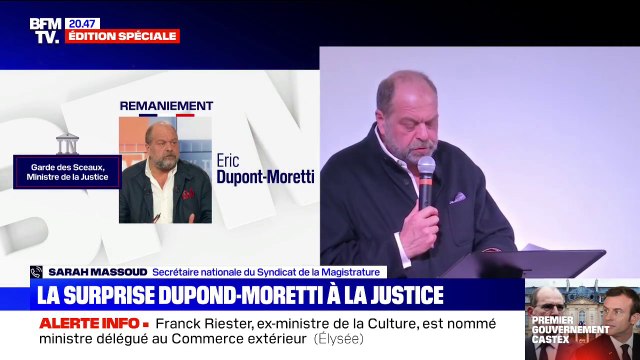 Le syndicat de la Magistrature est extrêmement interpellé et surpris par la nomination d'Éric Dupond-Moretti en tant que ministre de la Justice