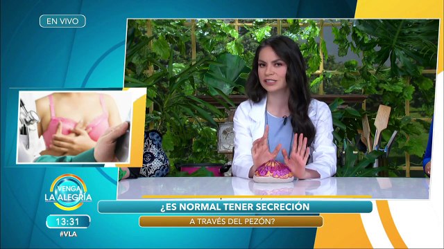 ¡Me está saliendo líquido en los pezones! ¿Es normal? Itzel Alvarado responde. | Venga La Alegría