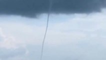 Waterspout spotted swirling off North Carolina coast