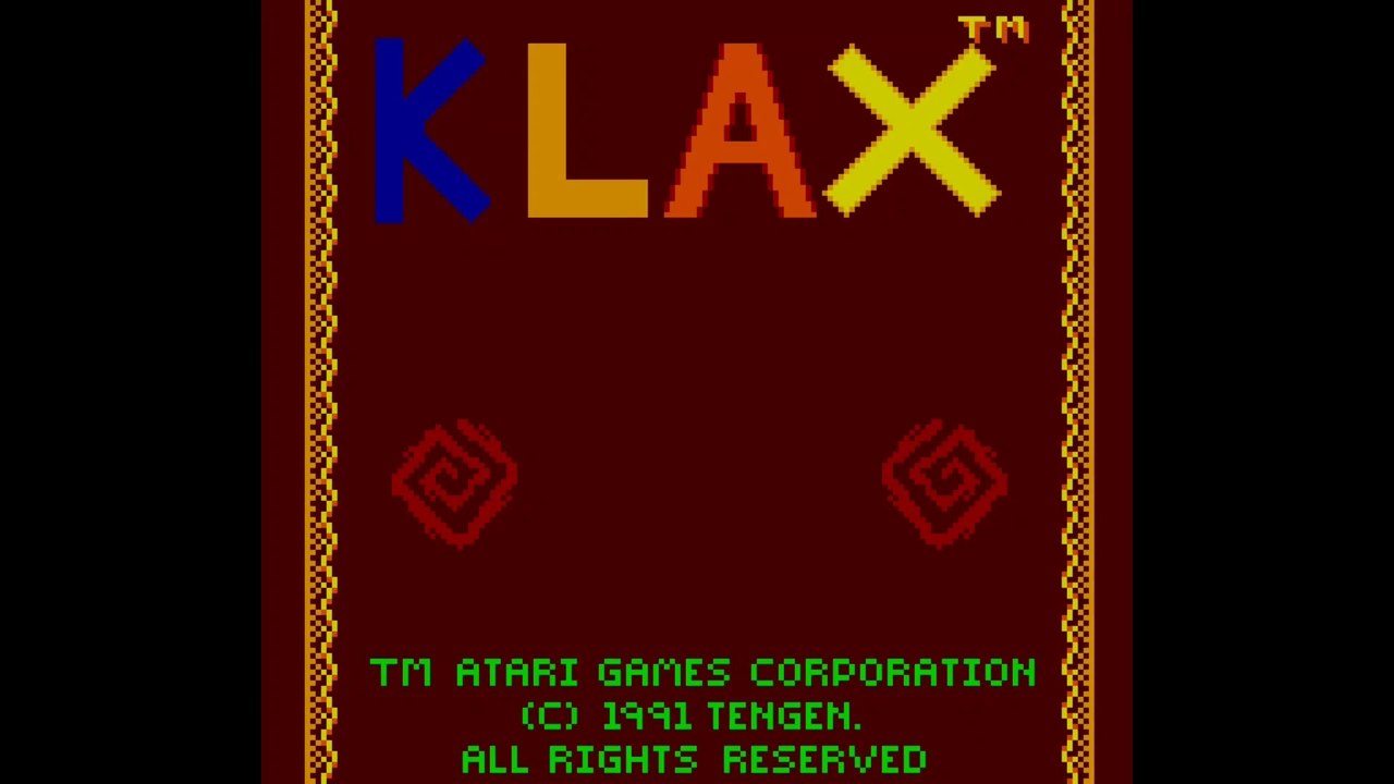 Klax - Game Gear (1080p 60fps)