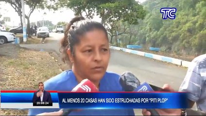Al menos 20 casas han sido estruchadas  presuntamente por alias "Piti plop"