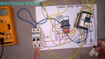 L&T gic anlog timer setting , with control wiring and explain timers all mode se