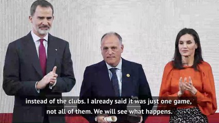 LaLiga President Tebas still frustrated by blocking of overseas game