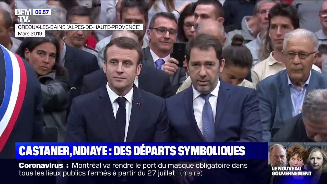 Castaner, Ndiaye... Les départs symboliques de deux figures fortes de la macronie