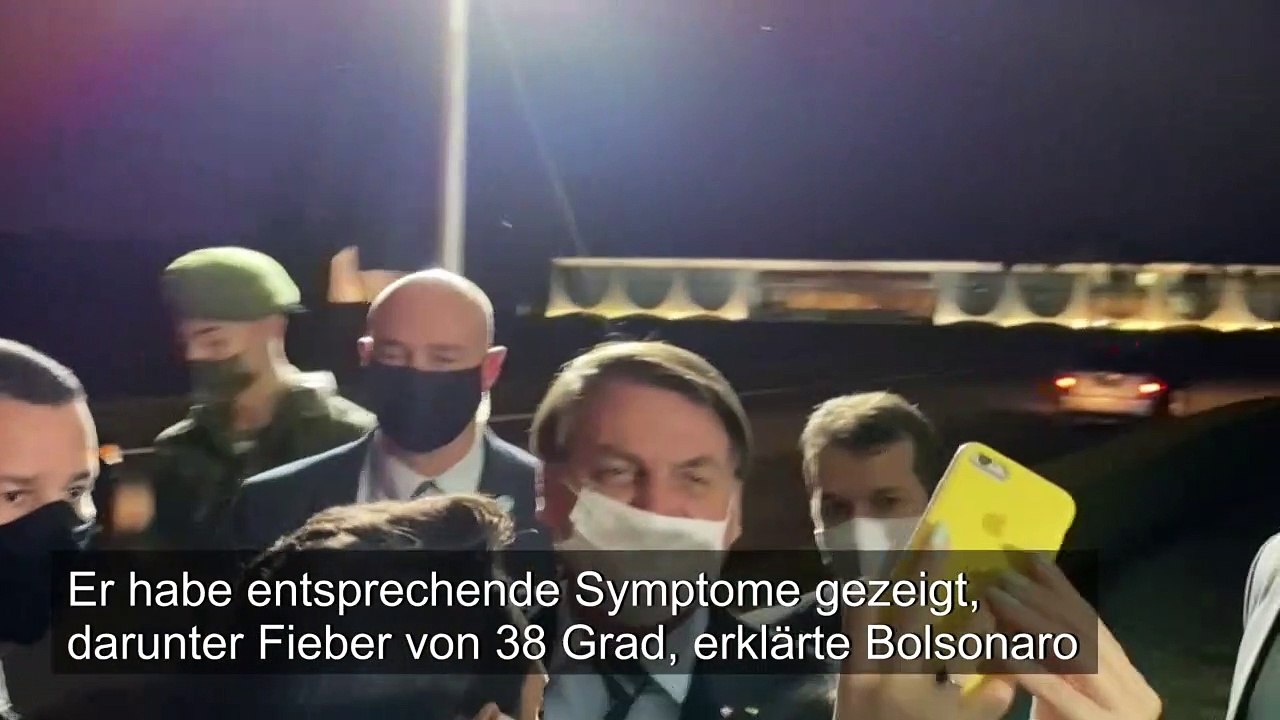 Fieber: Bolsonaro erneut auf Corona getestet