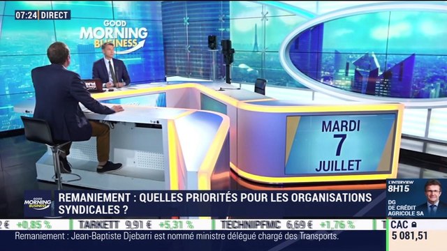 Frédéric Sève (CFDT) : Quelles sont les priorités pour les organisations syndicales ? - 07/07