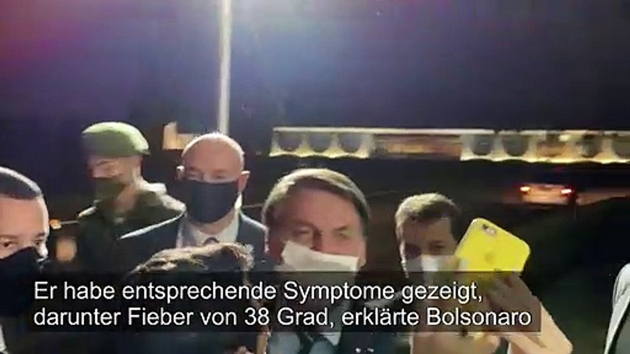 Fieber: bolsonaro erneut auf corona getestet