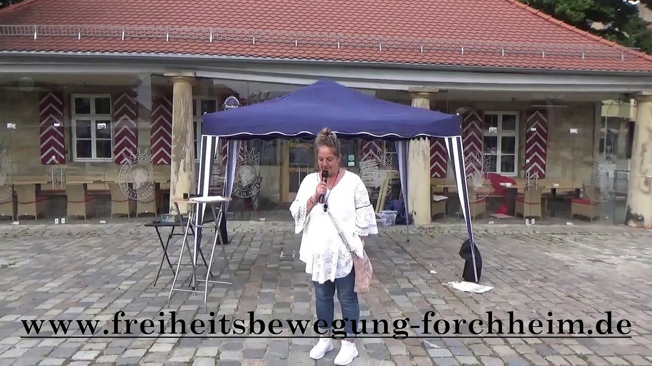 'Aufgewacht sein' - Gedanken von Carmen auf der Mahnwache in Forchheim am 30.06.2020