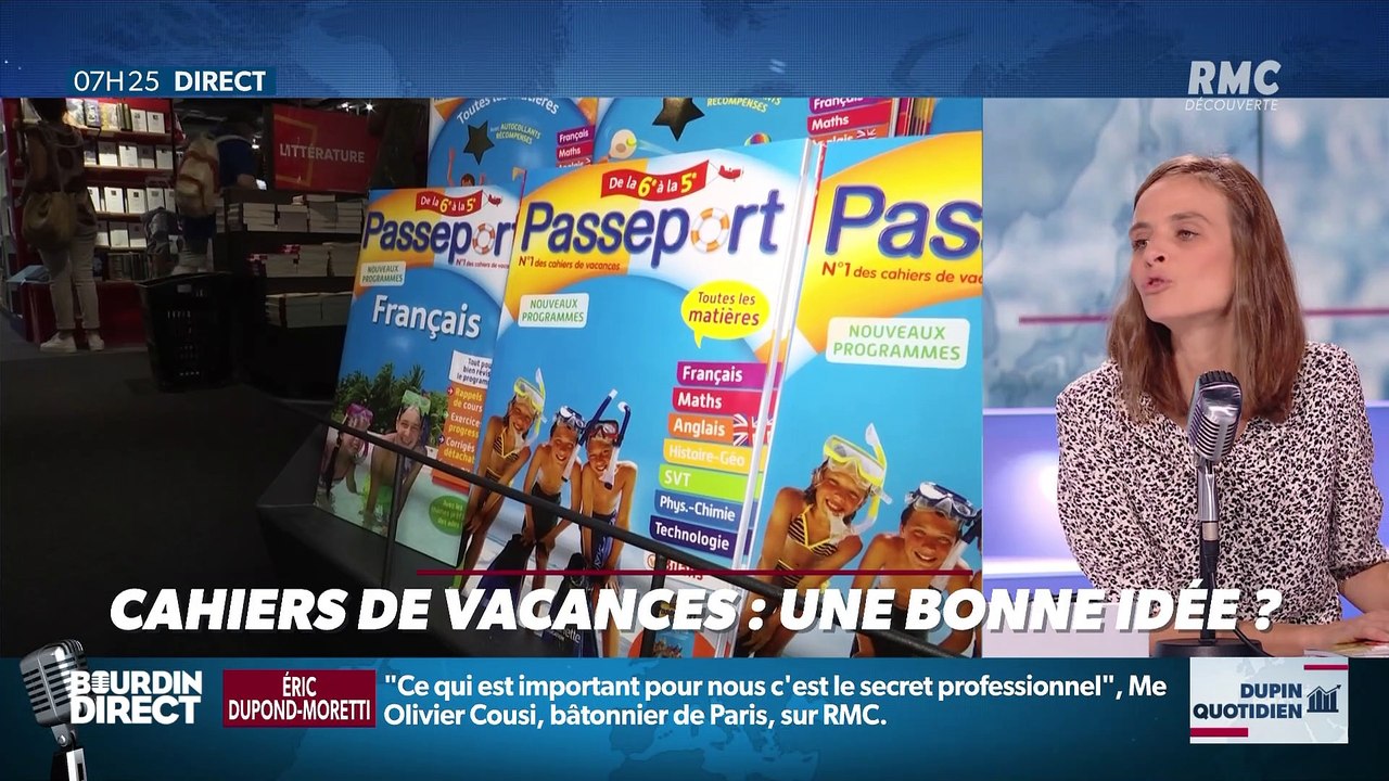 Dupin Quotidien : Cahiers de vacances, une bonne idée ? - 07/07