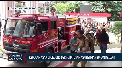 Kepulan Asap di Gedung PTSP, Ratusan ASN Berhamburan Keluar