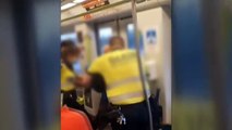 Polémica por la detención de un pasajero en el metro de Valencia por llevar mal puesta la mascarilla