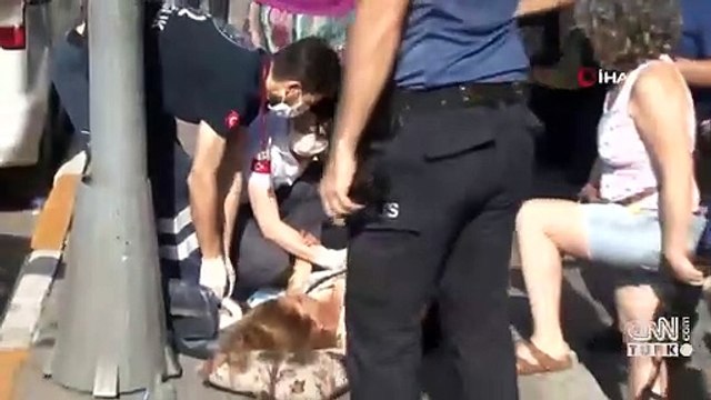 Son Dakika! Emniyet müdürlüğü önünde kadına silahlı saldırı anı güvenlik kamerasında | Video