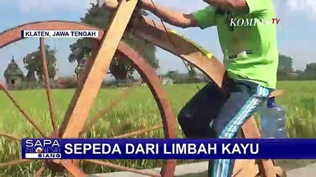 Unik! Sepeda dari Limbah Kayu, Seperti Apa?