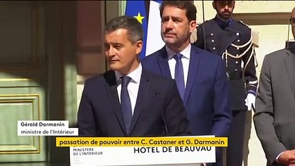 "Nous devons être intraitables avec le séparatisme", déclare Gérald Darmanin lors de sa prise de fonctions à l'Intérieur