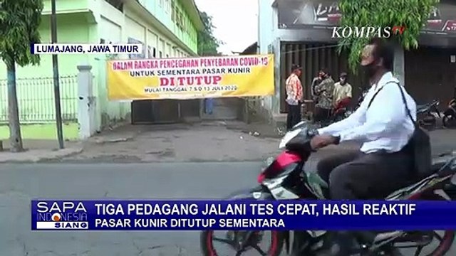 Lagi-Lagi Pedagang di Pasar Positif Corona, Pasar Ini Ditutup