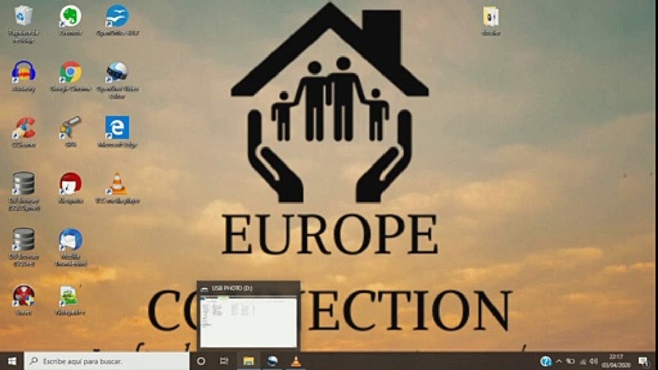 Présentation de la clé USB "copie" de Europe-Connection