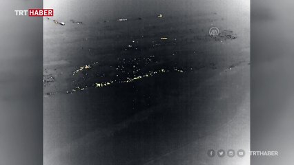 Gelibolu yangınından termal kamera görüntüleri