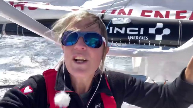 Vendée-Arctique-Les Sables d’Olonne 2020 : Samantha DAVIS - INITIATIVES CŒUR - Onboard