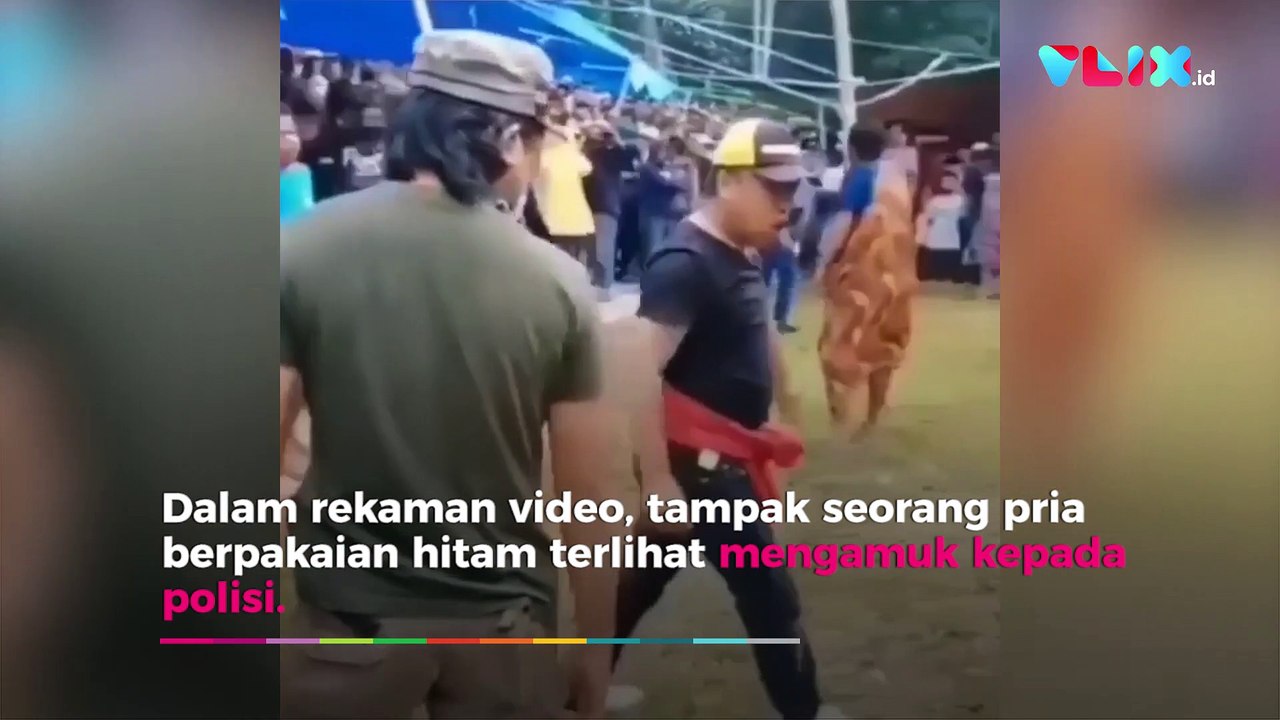 Mengamuk, Bandar Judi Sabung Ayam Tantang Polisi