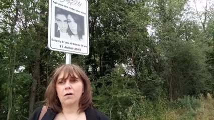 Walcourt: une plaque en souvenir de Greg et Mélanie tués sur la route des Barrages en 2015