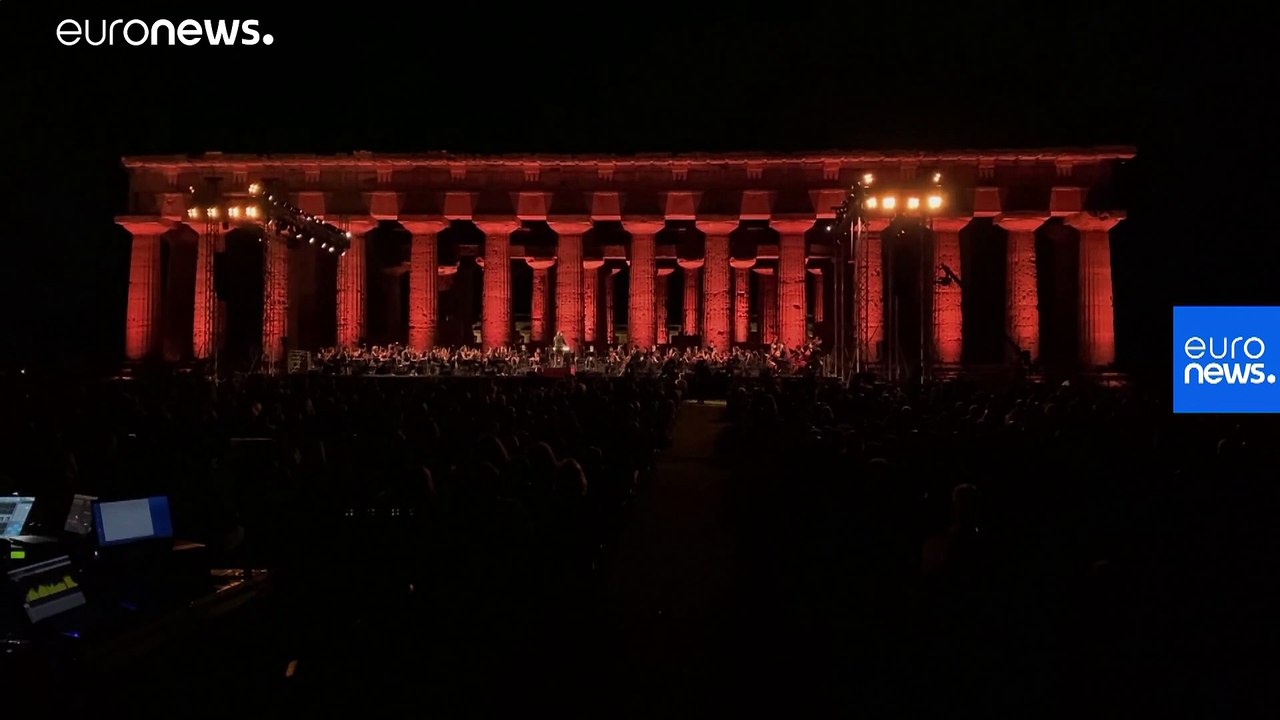 نوازندگان سوری در ایتالیا به یاد پالمیرا و قربانیان جنگ نواختند