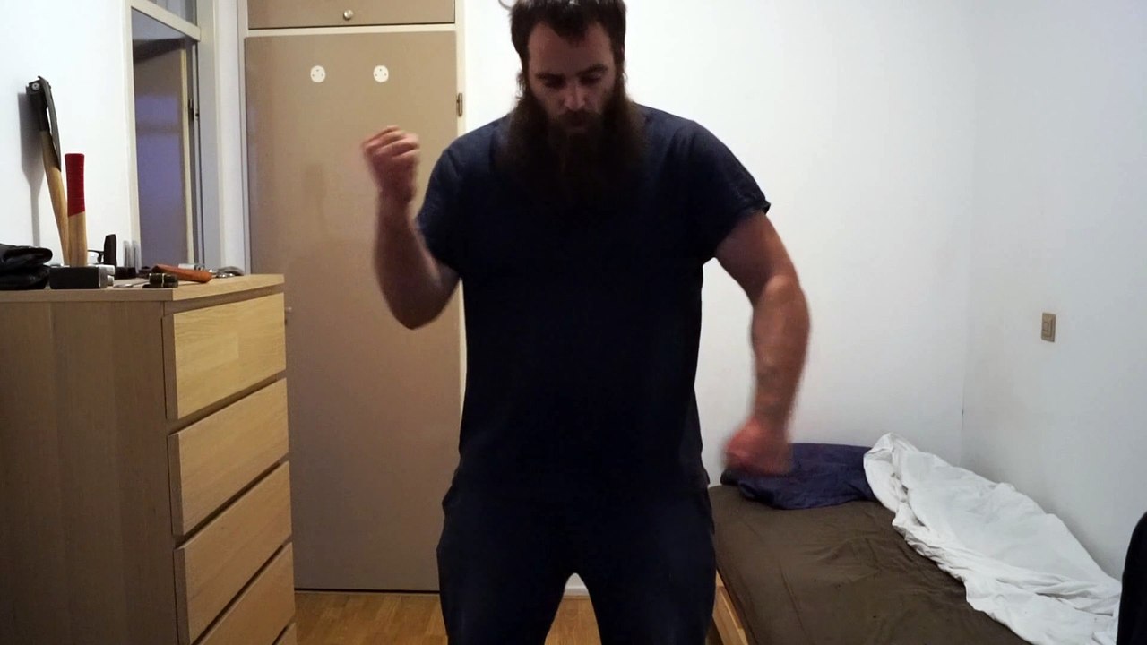 Toughening the sides of my fists 3
