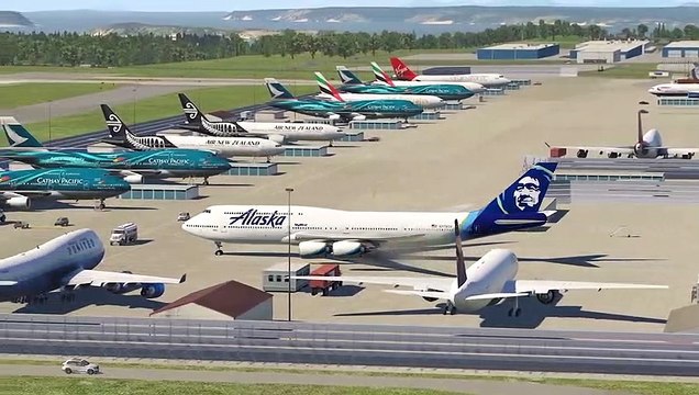 Giant Boeing 747 Vertical Takeoff | Dev Boeing 747 Dikey Kalkış | Devasa Media | 2020