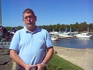 Le responsable du port de plaisance de Mâcon, Cyrille Racca