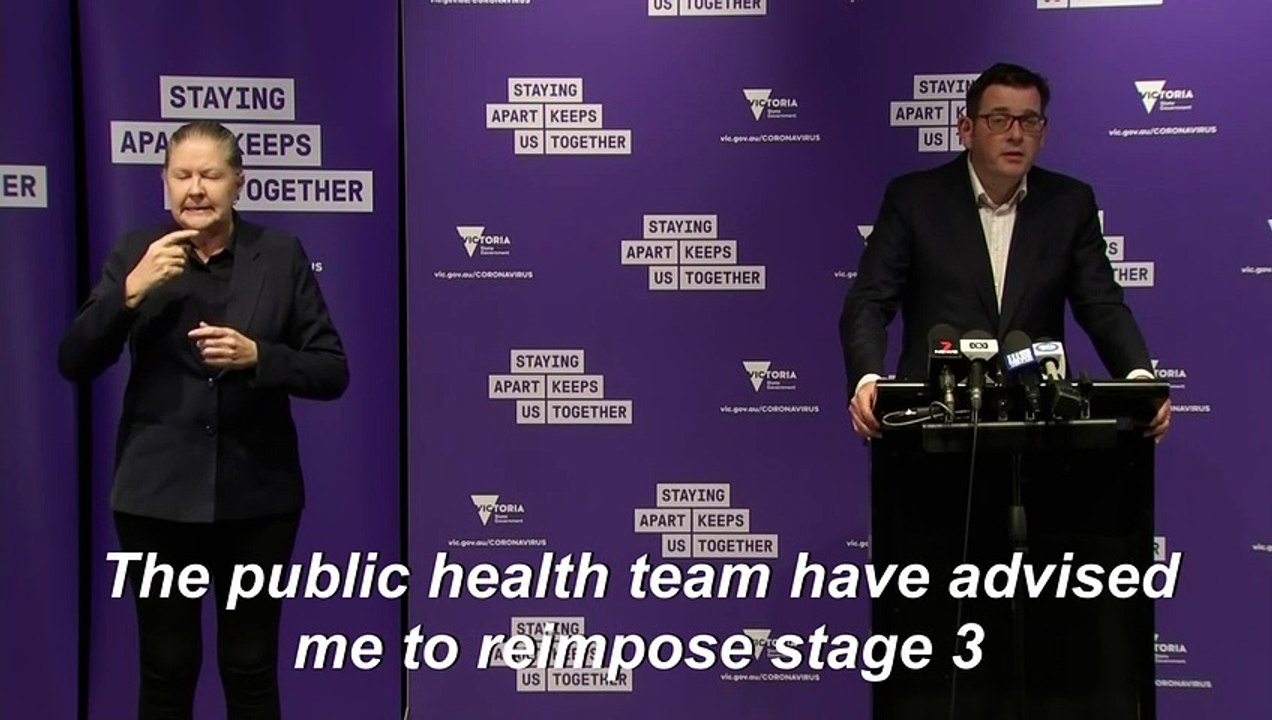 Melbourne reimposes virus lockdown after new cases