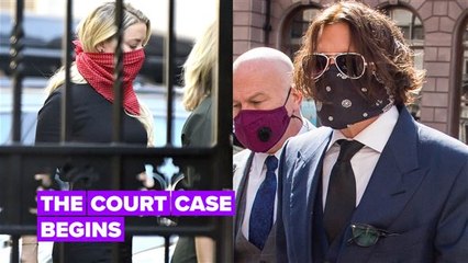 Johnny Depp & Amber Heard come face-to-face in London High Court
