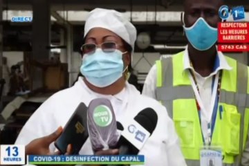 RTG/Désinfection du Centre d’Appui à la Pêche Artisanale de Libreville
