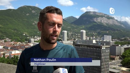 Reportage - Sur le fil ... de l'Hôtel de ville à la tour Perret avec Nathan Paulin