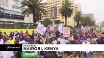 Protesto em Nairóbi acaba com dezenas de detenções