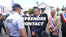 Pour son premier acte officiel, Gérald Darmanin rend hommage au couple de policiers tué à Magnanville