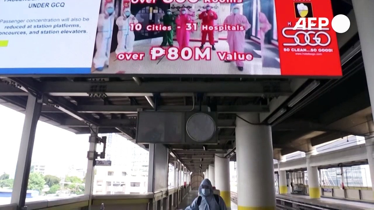 Manila stops its metro train service after viru...