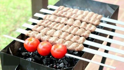 Afghan Kabab Recipe _ How to make Afghani Kabab Koobideh - International Cuisines