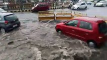 जयपुर में ढाई घंटे में ढाई इंच बारिश, शहर हुआ तरबतर, वीडियो में देखें राजधानी की सड़कों का हाल