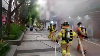 7층짜리 상가건물에 불...상인 등 긴급 대피 / YTN